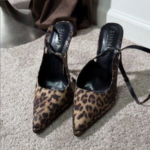 Leopard Print Women's Heels